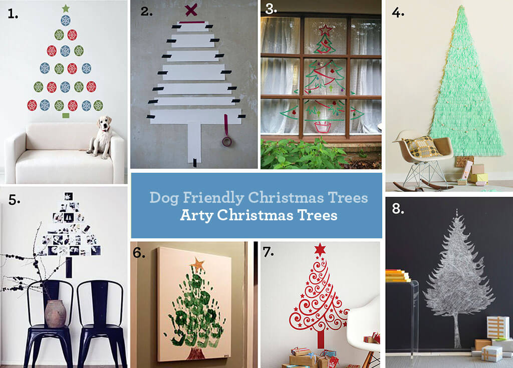 Dog Friendly Christmas Trees ~ Arty Christmas Trees