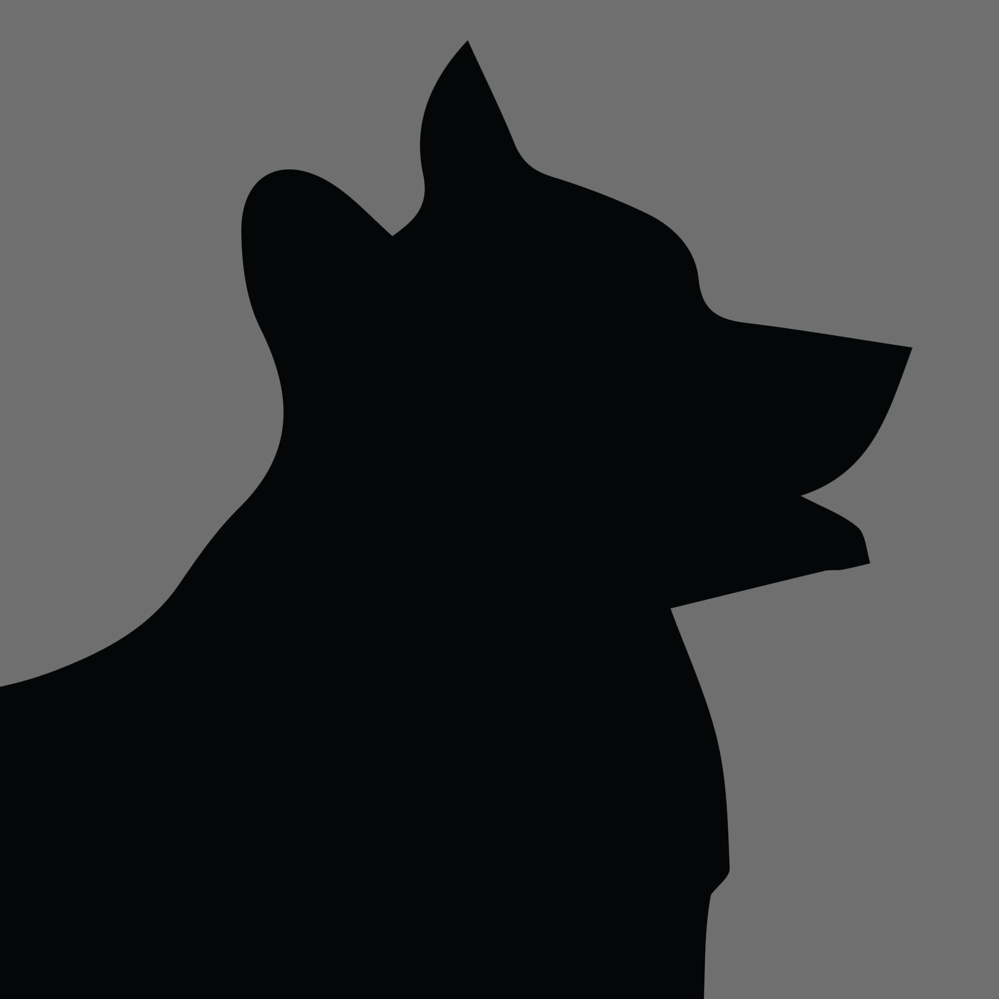 Dog Silhouette Square Cardigan Welsh Corgi e1618462853226