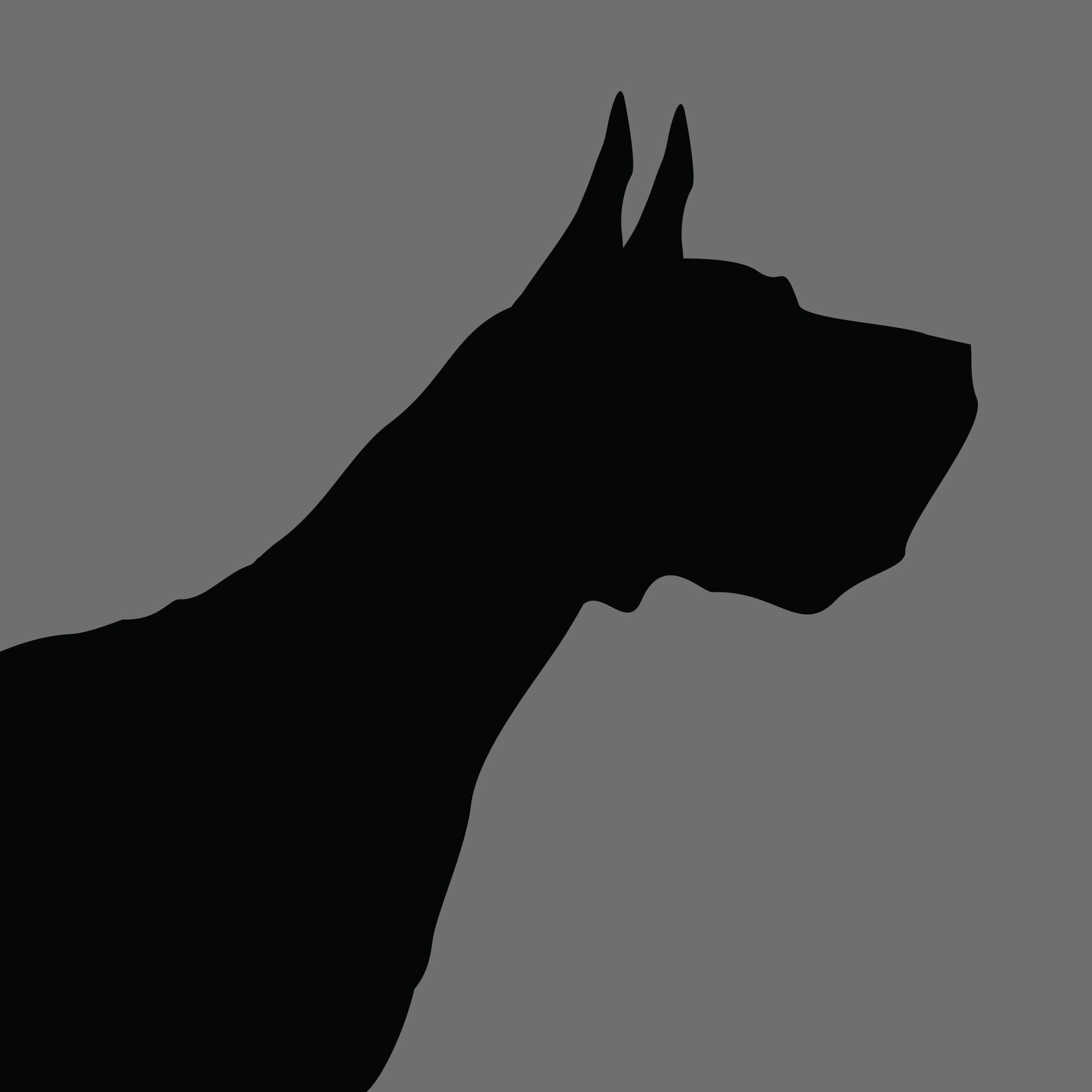 Dog Silhouette Square Great Dane e1618471457390