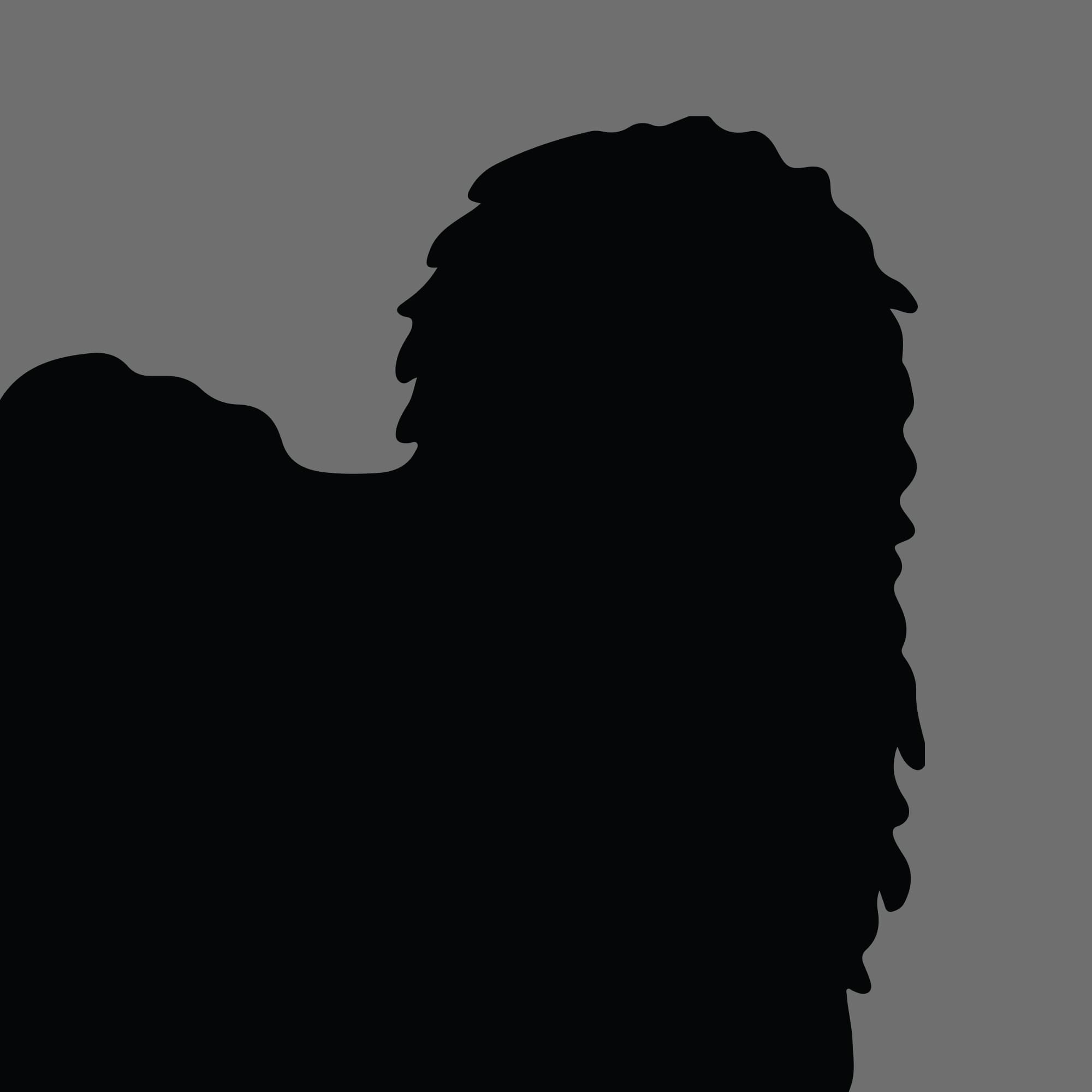 Dog Silhouette Square Hungarian Puli 1
