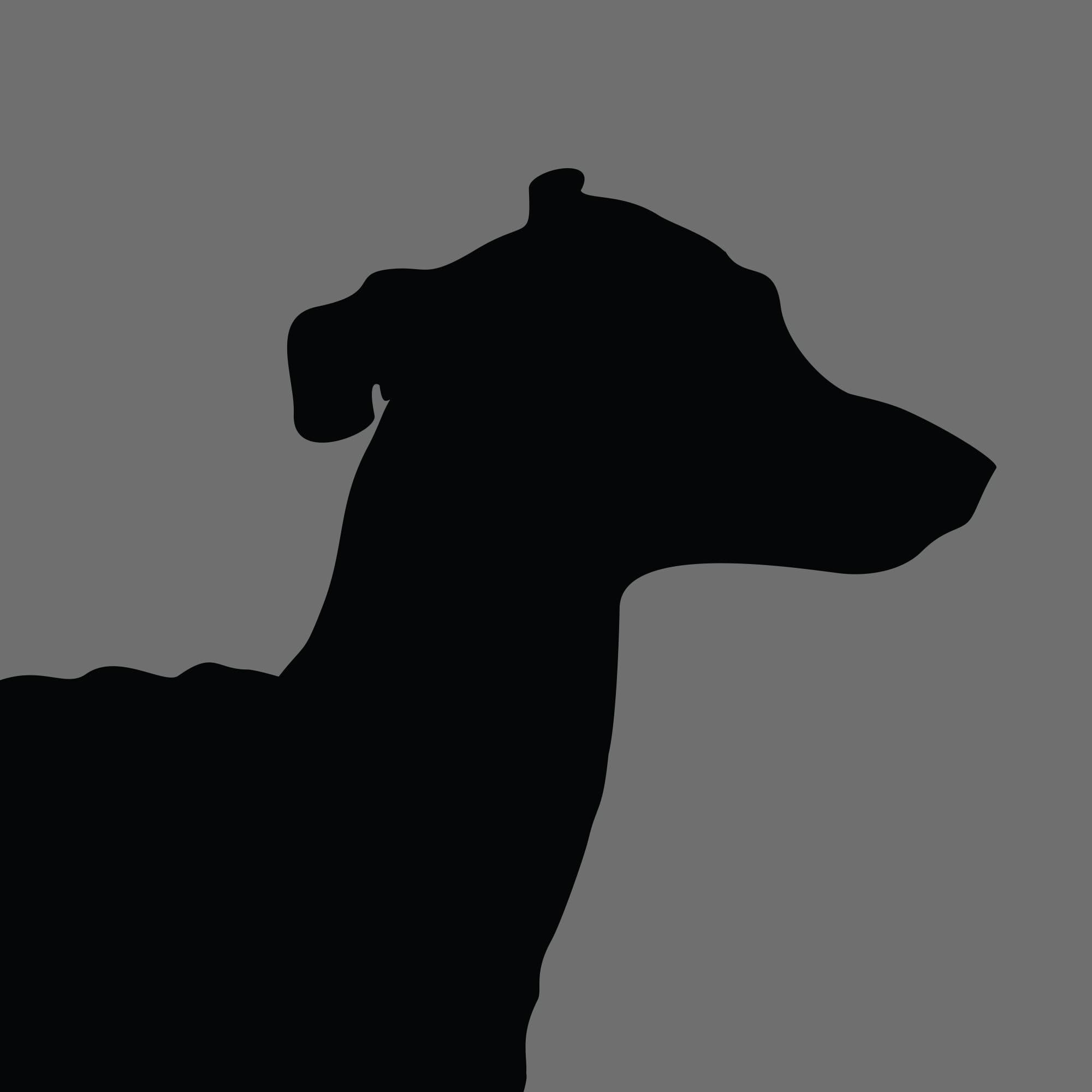 Dog Silhouette Square Italian Greyhound e1618471665409