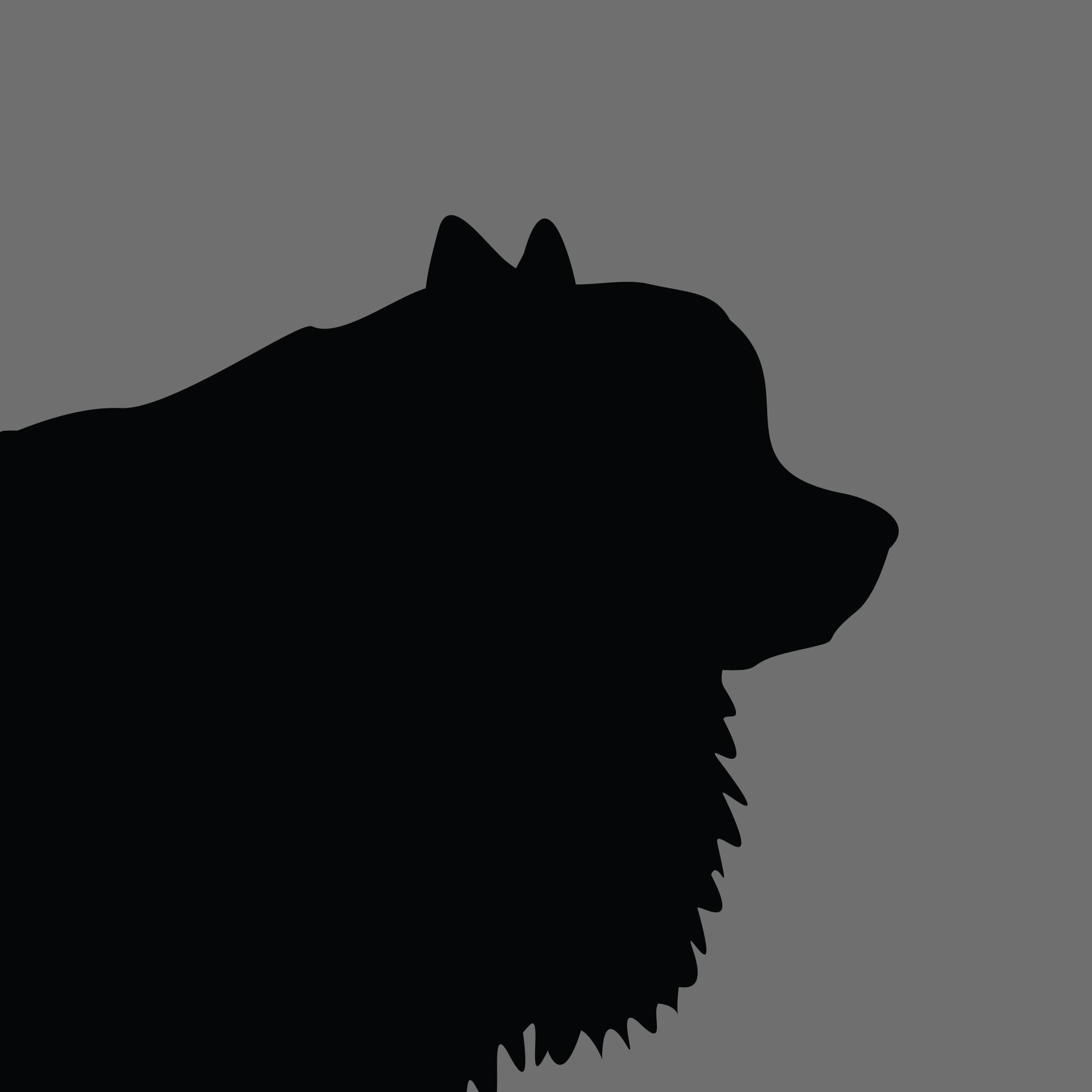 Dog Silhouette Square Pomeranian e1618491129367
