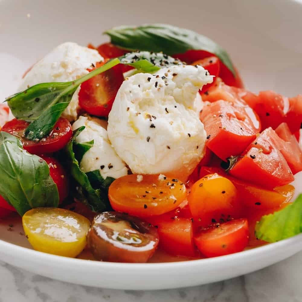 Colourful food served in a pet friendly restaurant in Melbourne