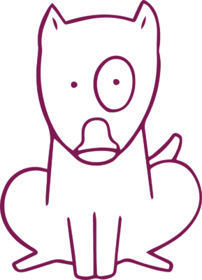dog maroon